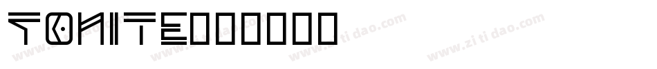 Tonite字体转换