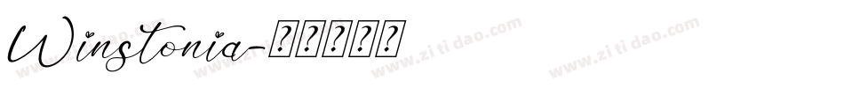 Winstonia字体转换