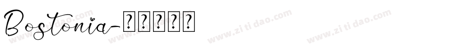 Bostonia字体转换 Bostonia字体转换