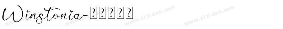Winstonia字体转换