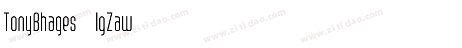 TonyBhages-lgZaw字体转换
