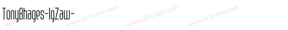 TonyBhages-lgZaw字体转换