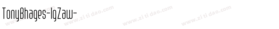 TonyBhages-lgZaw字体转换