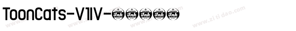 ToonCats-V1lV字体转换