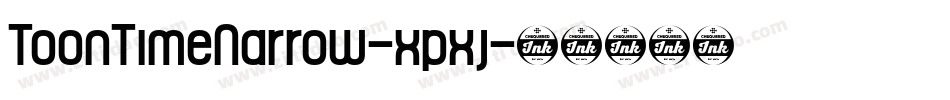 ToonTimeNarrow-xpxj字体转换