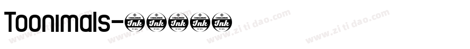Toonimals字体转换