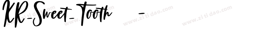 KR_Sweet_Tooth手机版字体转换