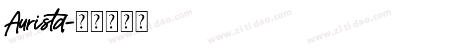 Aurista字体转换