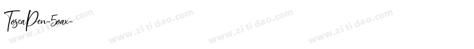ToscaPen-5oax字体转换