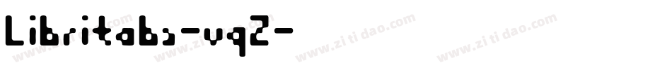 Libritabs-vqZ字体转换