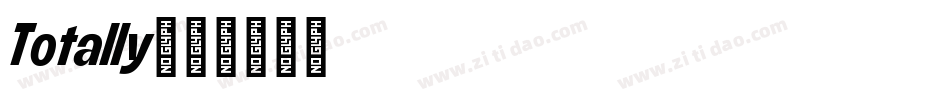Totally字体转换