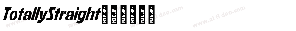 TotallyStraight字体转换
