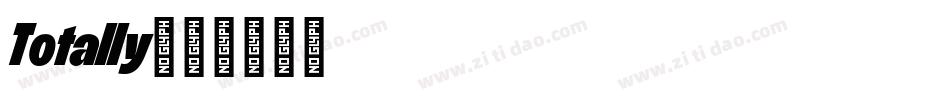 Totally字体转换