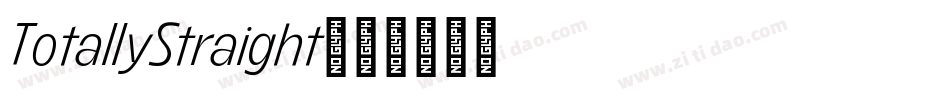 TotallyStraight字体转换