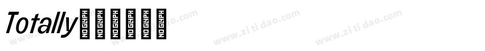 Totally字体转换