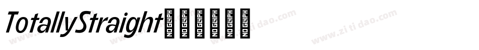 TotallyStraight字体转换