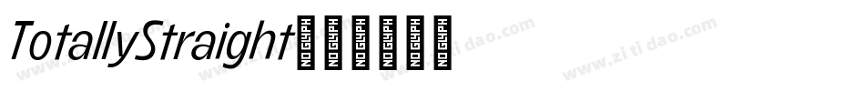 TotallyStraight字体转换