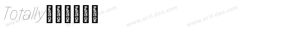 Totally字体转换