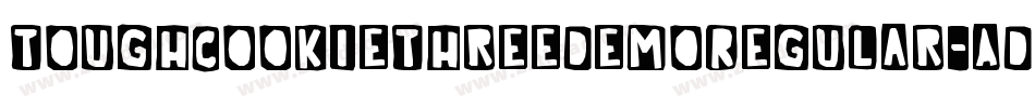 ToughCookieThreeDemoRegular-ADYA字体转换