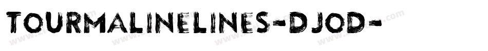 TourmalineLines-DjOd字体转换