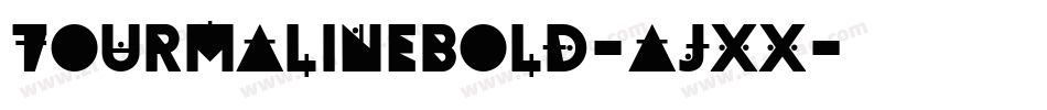 TourmalineBold-ajxx字体转换