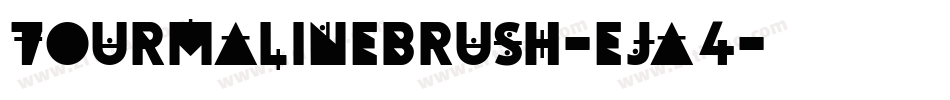 TourmalineBrush-Eja4字体转换