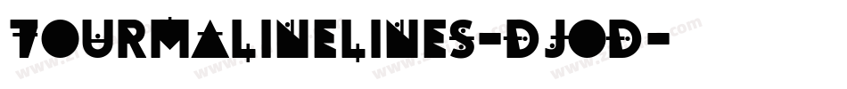 TourmalineLines-DjOd字体转换