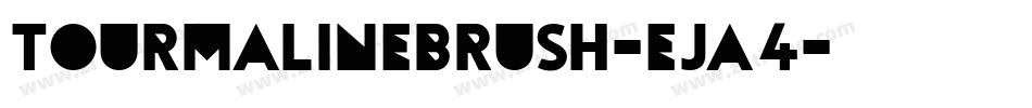 TourmalineBrush-Eja4字体转换