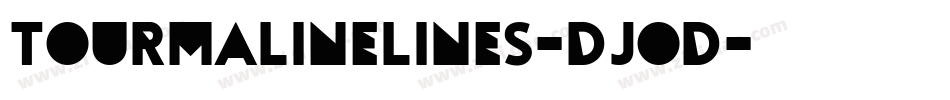 TourmalineLines-DjOd字体转换