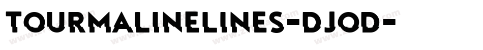 TourmalineLines-DjOd字体转换