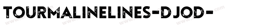 TourmalineLines-DjOd字体转换