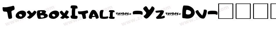 ToyboxItalic-YzMDv字体转换
