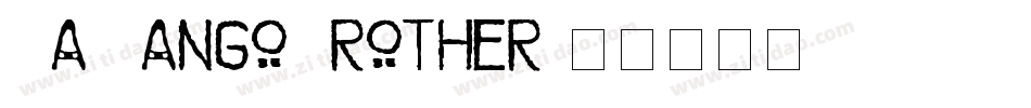 AaMangoBrother字体转换