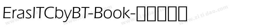 ErasITCbyBT-Book字体转换