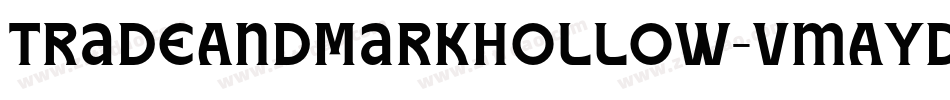 TradeAndMarkHollow-vmAYD字体转换