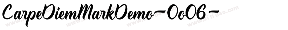 CarpeDiemMarkDemo-OoO6字体转换