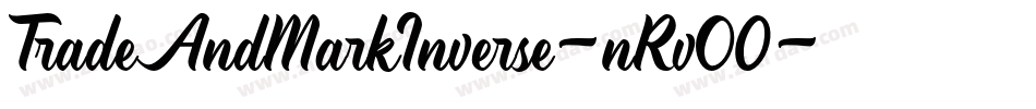 TradeAndMarkInverse-nRvO0字体转换