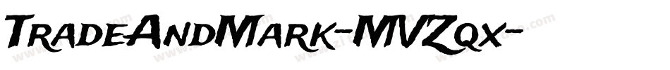 TradeAndMark-MVZqx字体转换