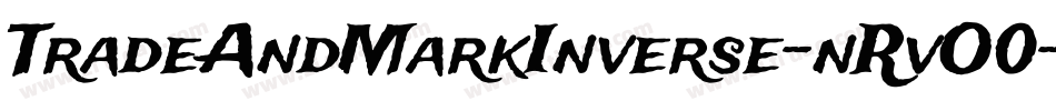TradeAndMarkInverse-nRvO0字体转换