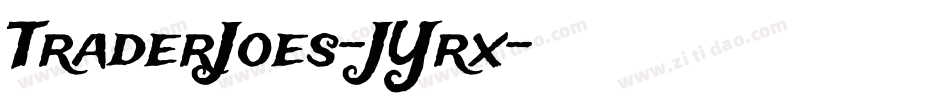 TraderJoes-JYrx字体转换