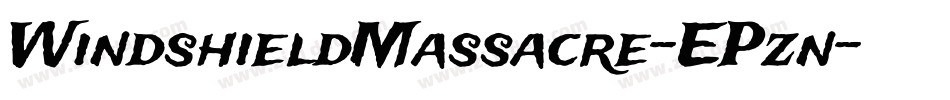 WindshieldMassacre-EPzn字体转换