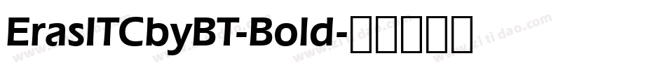 ErasITCbyBT-Bold字体转换