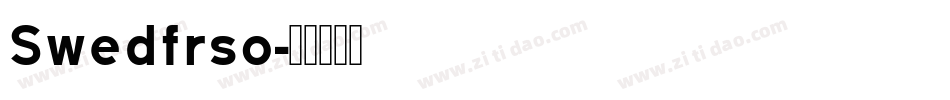 Swedfrso字体转换