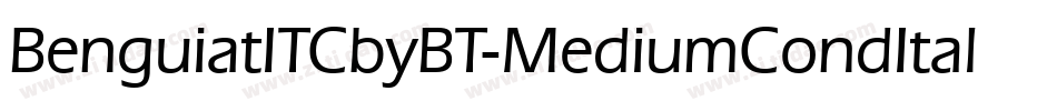 BenguiatITCbyBT-MediumCondItal字体转换