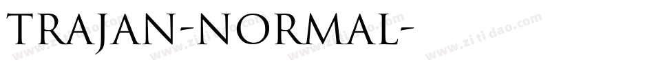Trajan-Normal字体转换