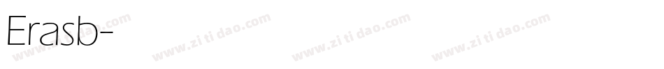 Erasb字体转换