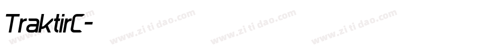 TraktirC字体转换