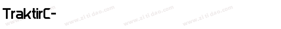 TraktirC字体转换
