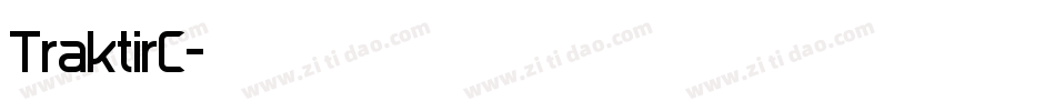 TraktirC字体转换