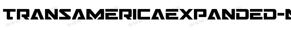 TransAmericaExpanded-m955字体转换